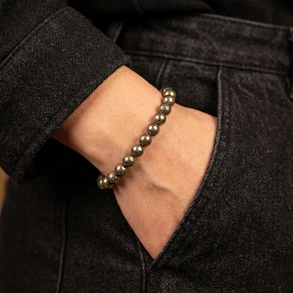 Natural Pyrite Bracelet (Money Abundance)